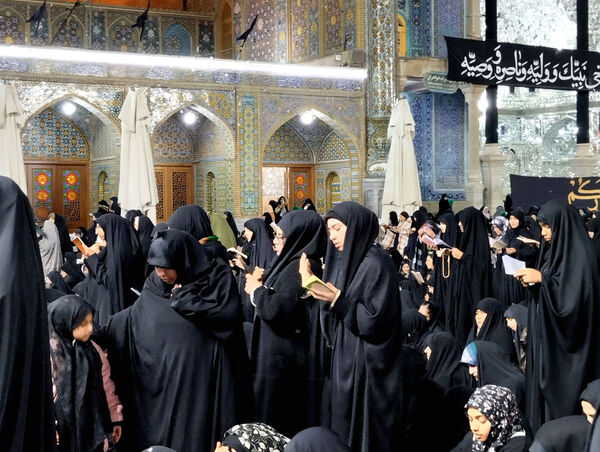 مراسم نخستین شب قدر در حرم حضرت معصومه(س)