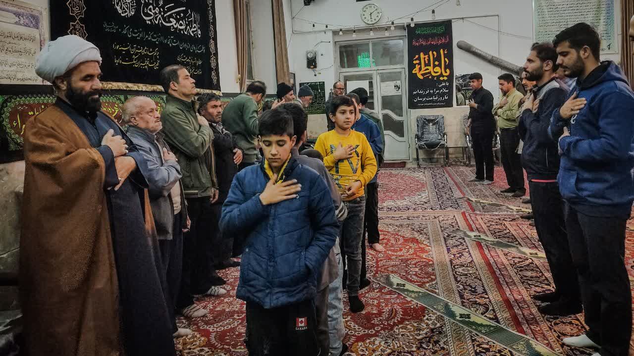 مراسم عزاداری شهادت حضرت زهرا (س) در شهر رباط‌سنگ  