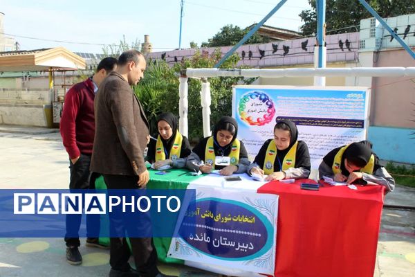 انتخابات شورای دانش‌آموزی در دبیرستان مائده گلوگاه