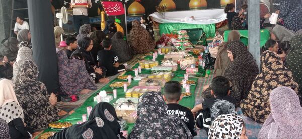 سوگواره شیر خوارگان حسینی در تازیان پایین