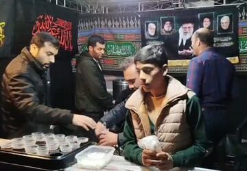 برپایی موکب بسیج فرهنگیان ناحیه دو شهرری