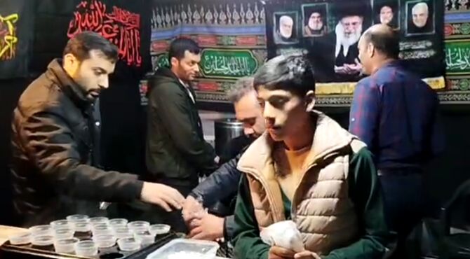 برپایی موکب بسیج فرهنگیان ناحیه دو شهرری