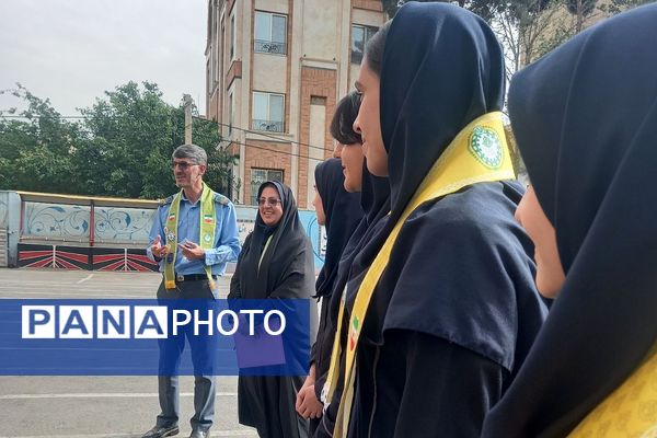 گرامیداشت هفته کرامت و بازدید تشکیلاتی مدرسه ناحیه یک شهرری