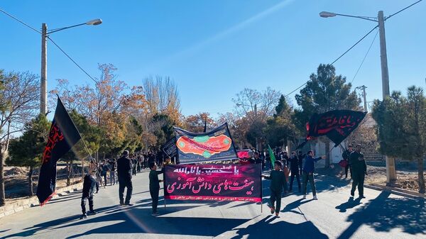 نوگلان حسینی باخرز در سوگ شهادت حضرت فاطمه(س) به عزاداری پرداختند