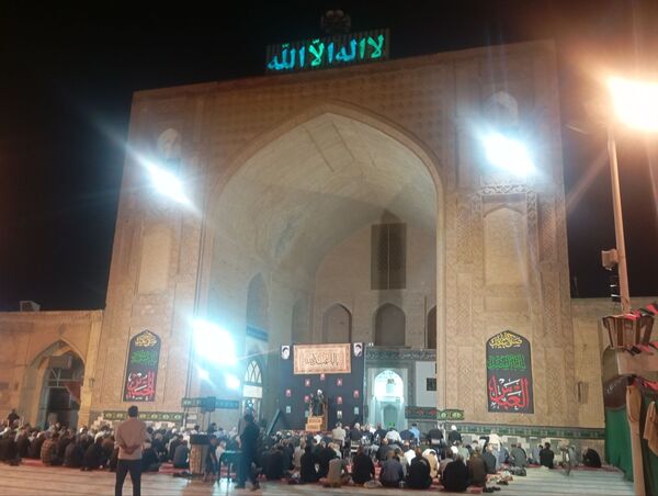 مراسم عزاداری سیدالشهدا (ع) در مسجد جامع نیشابور