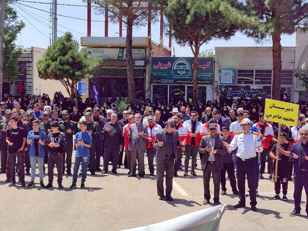 اجتماع پرشور مردم شهید پرور شهرستان جاجرم در مراسم شهادت خادم الرضا و یاران شهیدش 