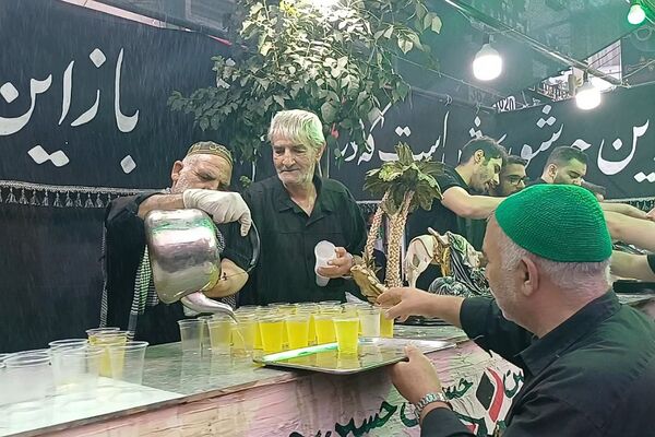 مراسم شب عاشورا در شهر تیتکانلو