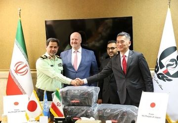 تحویل کمک‌های بین‌المللی برای مبارزه با موادمخدر به پلیس ایران