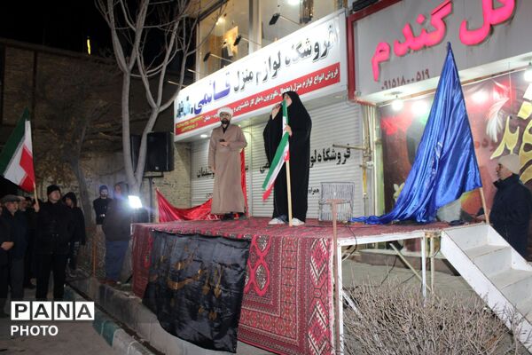 حضور گسترده و چشمگیر مردم فاروج در چهارمین شب شهادت رهبر معظم انقلاب 