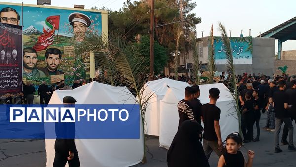 برپایی هیئت عزاداری بمناسبت عاشورای حسینی در شهرستان خلیل آباد