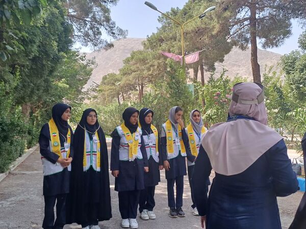 ‌‌روز دوم پیش اردوی ملی پیشتازان سازمان دانش آموزی استان اصفهان