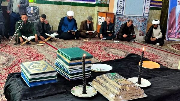 مراسم یادبود شهید آیت الله رئیسی و جمع همراه در شهرستان بام و صفی‌آباد