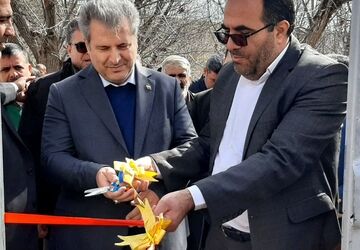 افتتاح پروژه‌های مقاوم‌سازی مسکن روستایی در روستای چشمه‌قنداب 