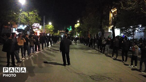تشییع پیکر شهید رضا روزگرد در نیشابور