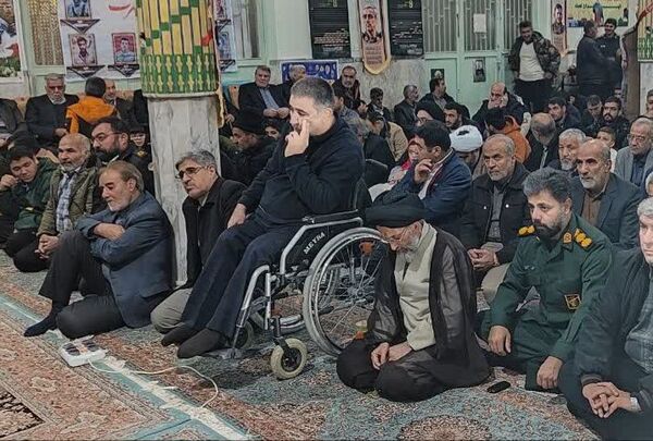 مراسم ششمین سالگرد شهادت سردار سلیمانی در شهر جعفریه قم