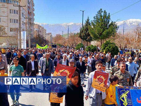 راهپیمایی باشکوه روز قدس در بروجرد