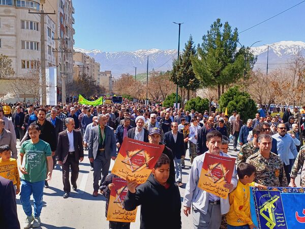 راهپیمایی باشکوه روز قدس در بروجرد