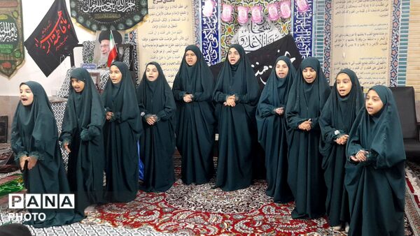  افطاری روزه اولی های دبستان نیایش در مسجد قائم‌المهدی جاهدشهر