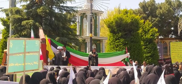 حضور مردم ولایتمدار شهرستان کاشمر در راهپیمایی روز جهانی قدس