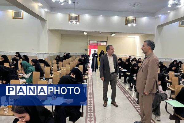 بازدید از حوزه امتحانات ورودی مدارس دخترانه و پسرانه نمونه دولتی در شهرری