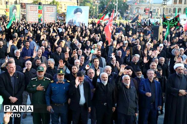 تجمع پرچمداران حسینی همدان در ماه محرم