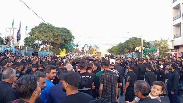عزاداری عصر عاشورا در هیئت قوژد