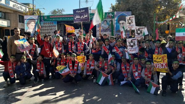 راهپیمایی ۱۳آبان در نیشابور 