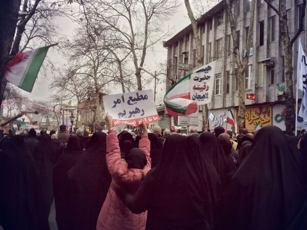 راهپیمایی 22 بهمن در لاهیجان