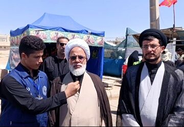 بازدید مسئولان از موکب‌های شهرستان اسلام‌آباد غرب