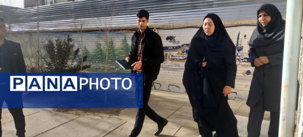 بازدید استانی کارشناس بهداشت از دبیرستان شهید محمدی پور