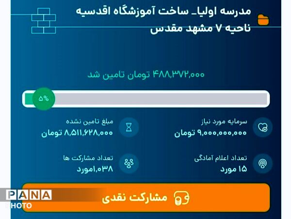 قرعه کشی پویش مدرسه اولیا