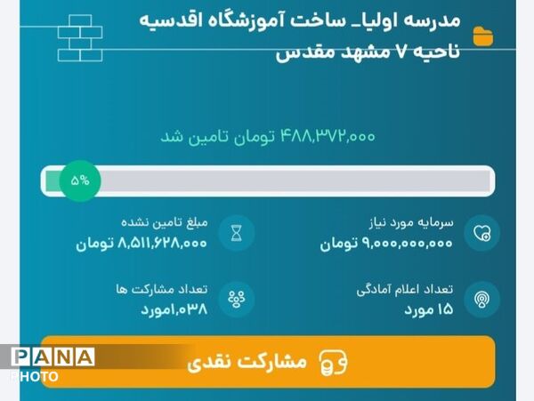 قرعه کشی پویش مدرسه اولیا