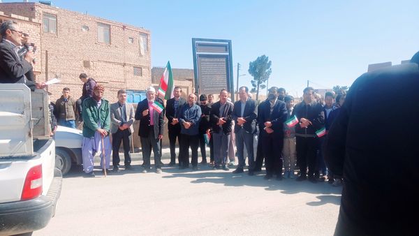 حضور مردم روستای براباد در راهپیمایی روز جهانی قدس
