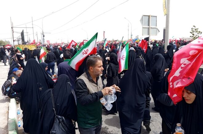 آیین تشییع پیکر مطهر آقای شهید ایران
