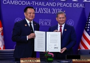 امضای «توافقنامه صلح» تایلند-کامبوج در حاشیه اجلاس آسه‌آن با حضور ترامپ