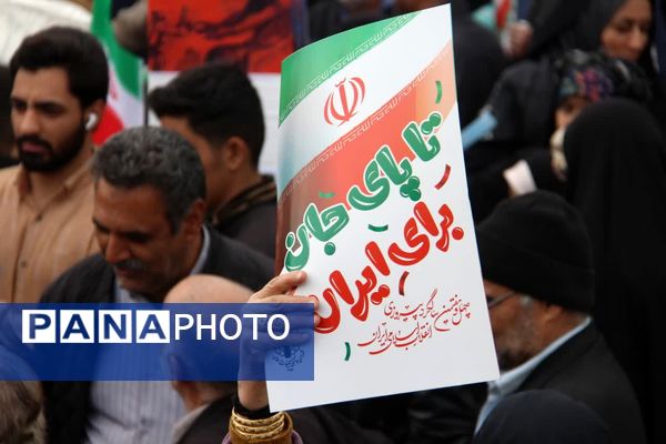 مردم غیرتمند یزد بار دیگر صحنه‌ای از همبستگی ملی را رقم زدند