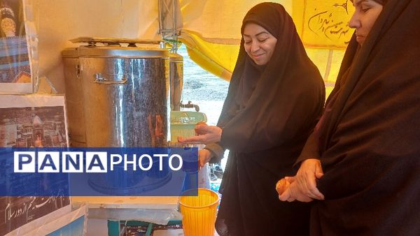 افتتاح چایخانه دانش‌آموزی به‌مناسبت دهه کرامت