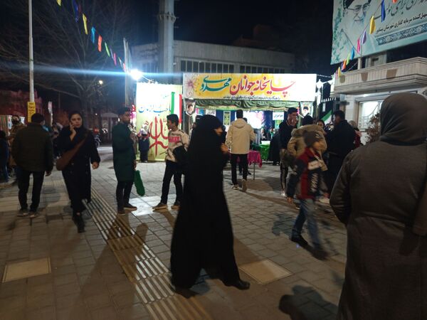 برپایی چایخانه جوانان مهدوی در نیشابور 