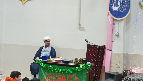 مراسم ولادت امام علی (ع)و سالگرد شهادت حاج قاسم سلیمانی در مسجد چهارده معصوم الغدیر