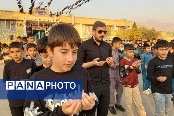 مراسم سوگواری حضرت فاطمه در دبستان هدایت ۲