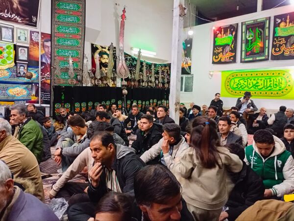 جشن ولادت حضرت مهدی (عج) در روستای فدافن