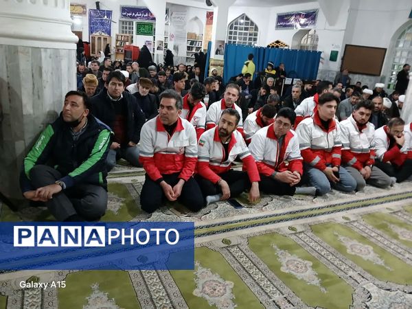 مراسم گرامیداشت شهادت سید حسن نصرالله در مسجد جامع آشخانه 