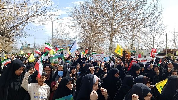 راهپیمایی باشکوه روز قدس در شهرستان گلبهار