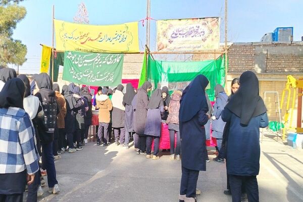  جشن نیمه شعبان در آموزشگاه شهید مجید دهنوی نیشابور 