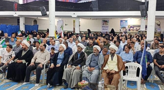 حضور پرشور مردم پارسیان در یادواره شهدای جنگ رمضان