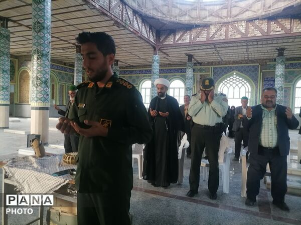 برپایی مراسم بزرگداشت شهدای مقاومت در شهر بار 