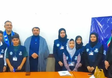 نشست معاون پرورشی و فرهنگی اداره کل آموزش و پرورش خوزستان با دانش آموز خبرنگاران پانا 