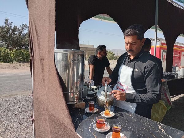 برپایی موکب اربعینی در خلیل آباد
