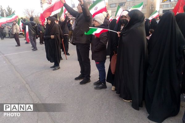 حضور مردم پردیس برای خنثی کردن حرکات  احتمالی مزدوران صهیونی
