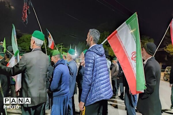 هم صدایی مردم شهر بار در حمایت از آرمان ها 